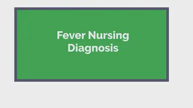 'Video thumbnail for Fever Nursing Diagnosis and Nursing Care Plan'