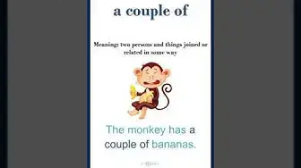 Video thumbnail for A couple of meaning | Common English Idioms #shorts