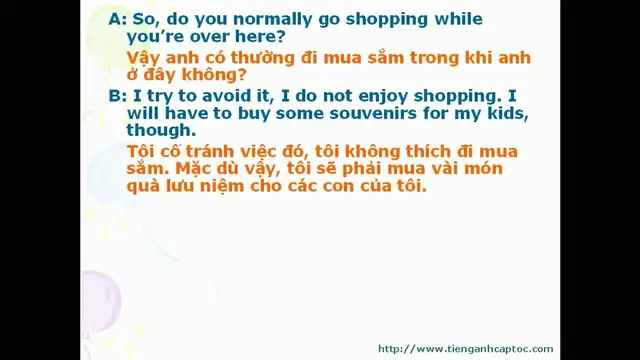 Video thumbnail for English For Tourists Unit 06 Dialogue 003