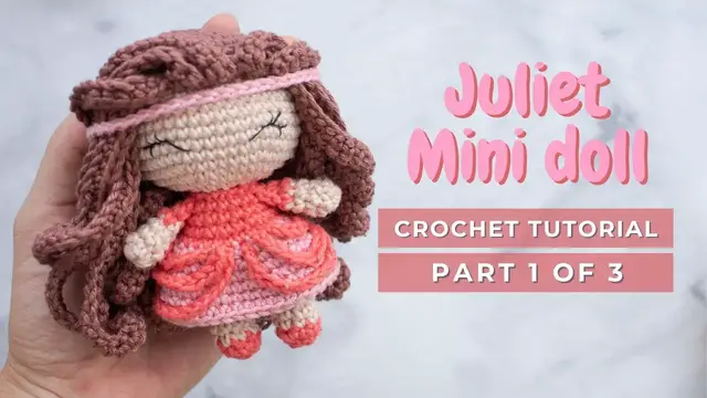 Video thumbnail for How to crochet amigurumi doll: Juliet amigurumi pattern PART 1