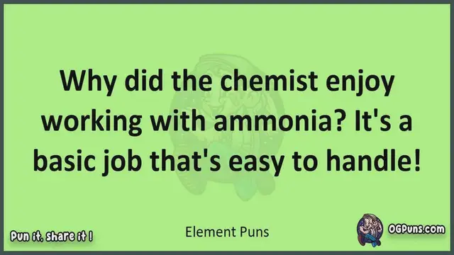 Video thumbnail for Element - Jokes, Puns, Wordplays, and Laughter