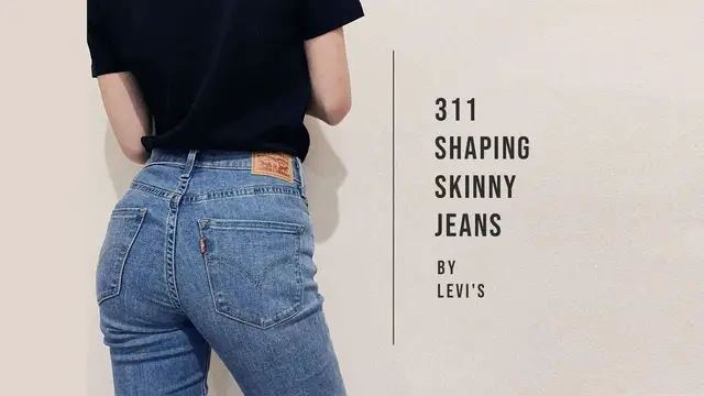 'Video thumbnail for Levi's Women's 311 Shaping Skinny Jeans - Review'