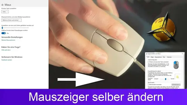 Video thumbnail for Mauszeiger ändern / selber einstellen - Windows 10