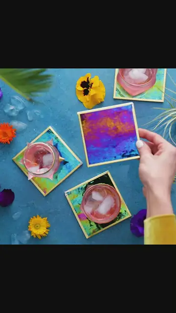 Video thumbnail for Hands Only Design Glass Coasters