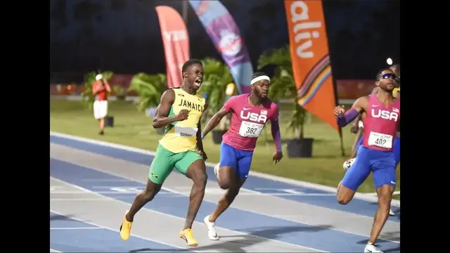 Video thumbnail for EPIC: Ackeem Blake 9.89 (hand time) at Velocity Fest