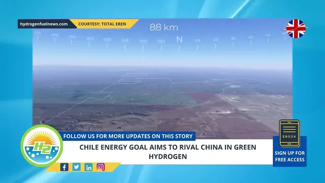 Video thumbnail for Chile energy goal aims to rival China in green hydrogen