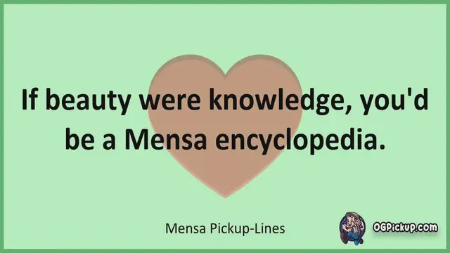 'Video thumbnail for Mensa - Pickup-Lines & Rizz for Him & for Her'