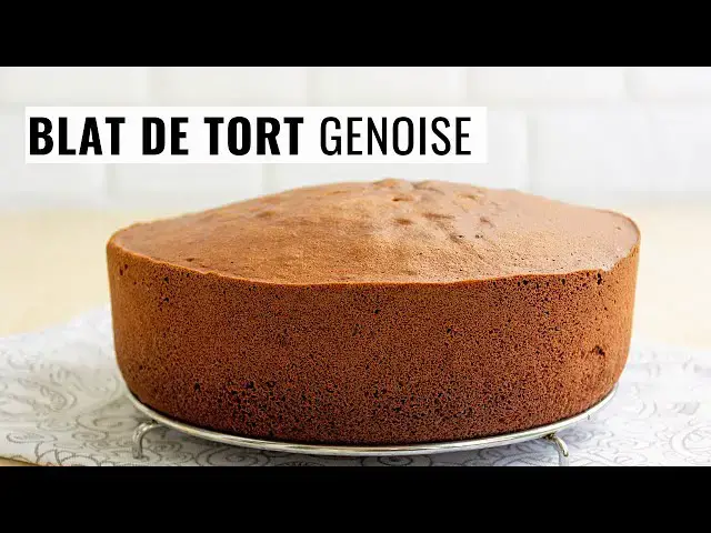 Video thumbnail for Cel mai simplu blat de tort - rețeta de blat Genoise cu cacao
