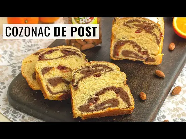 Video thumbnail for Cozonac de post cu suc de portocale și cremă de migdale | Bucate Aromate