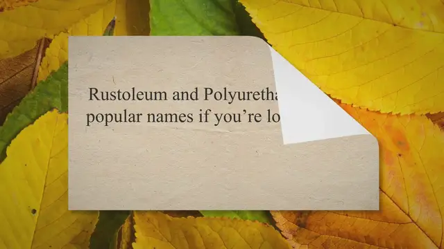 Video thumbnail for Rustoleum Clear Coat Vs Polyurethane (Which One to Pick)