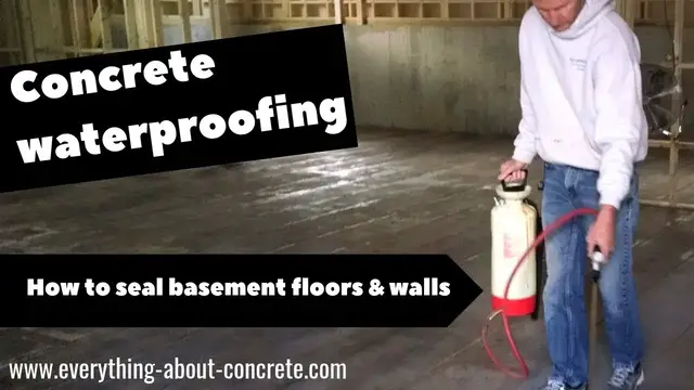 Video thumbnail for How To Seal and Waterproof Your Basement Floor and Walls