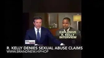 'Video thumbnail for R. Kelly denies sexual abuse claims in a new interview w/ Gayle King'