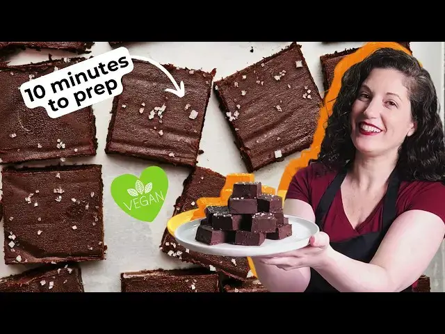 Video thumbnail for This Easy Vegan Fudge is Dangerously Addictive!