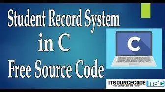 Video thumbnail for Student Record System in C with Source Code 2020 Free Download | C Projects with Source Code