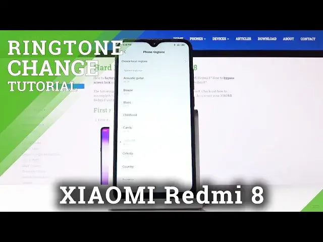 'Video thumbnail for How to Change Ringtone in XIAOMI Redmi 8 – Tune of Call / Alert / Text'