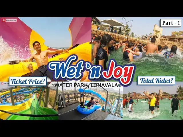 Video thumbnail for Wet N Joy Water Park (Lonavala) All Rides & Slides | Ticket Price | Offer | Timings - (Part - 1)