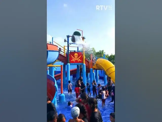 Video thumbnail for 📍Escape Water Park - Hyderabad #waterpark #shorts