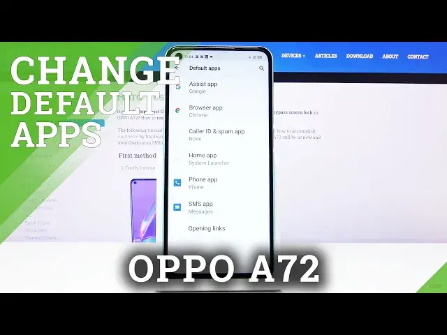 'Video thumbnail for How to Set Up Default Browser in OPPO A72 - Pick Default Application'
