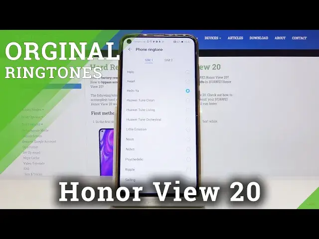 Video thumbnail for How to Change Ringtone in Honor View 20 – Ringtone List