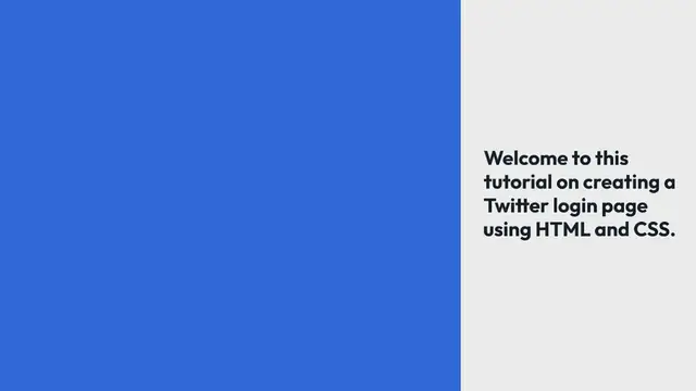 Video thumbnail for Twitter Login Page Design Using HTML CSS with Source Code