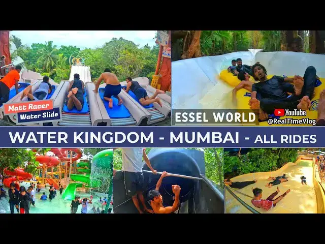 Video thumbnail for Water Kingdom Mumbai - ALL RIDES/SLIDES | FOOD | TICKET PRICE - Essel World Mumbai