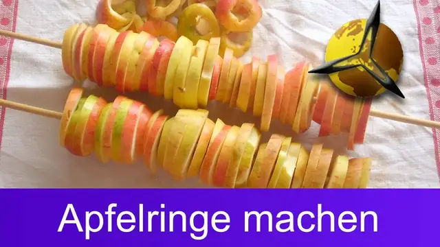 Video thumbnail for Trockenobst: Apfelringe selber machen - trocknen & dörren