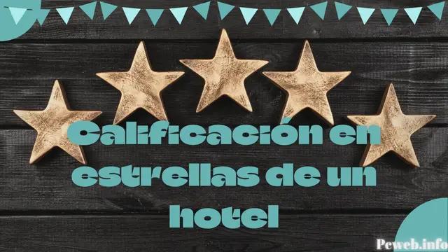 Video thumbnail for Calificación en estrellas de un hotel