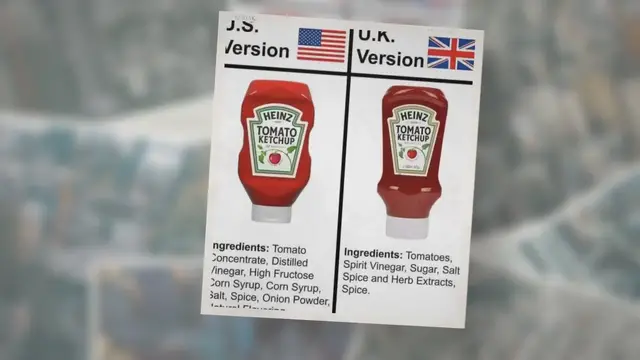 Video thumbnail for Heinz Ketchup Ingredients, U.S. vs UK
