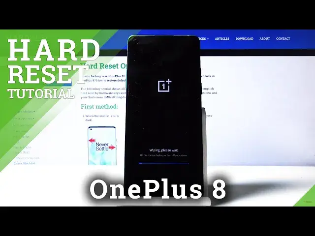 Video thumbnail for Hard Reset OnePlus 8 – Wipe Data by Recovery Mode / Bypass Screen Lock