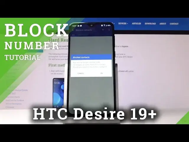 Video thumbnail for How to Create Blacklist in HTC Desire 19+ - Block Number
