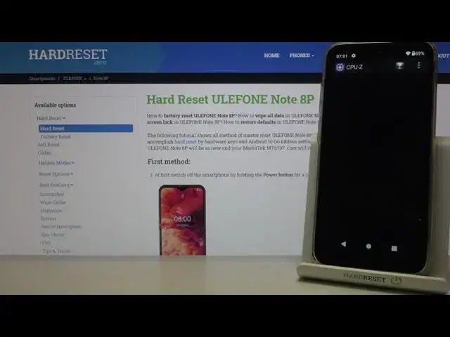 Video thumbnail for Ulefone Note 8P CPU-Z Pro Specification – Full Hardware Info Test