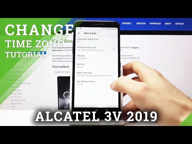 Video thumbnail for How to Set Date & Time in ALCATEL 3V 2019 – Change Time Zone & Clock Format