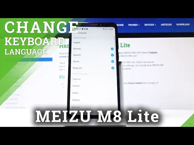 'Video thumbnail for How to Manage Keyboard Settings in MEIZU M8 Lite – Choose Keyboard Dictionary'