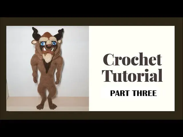 'Video thumbnail for Beast Crochet Tutorial Part 3 | Beauty and the Beast'