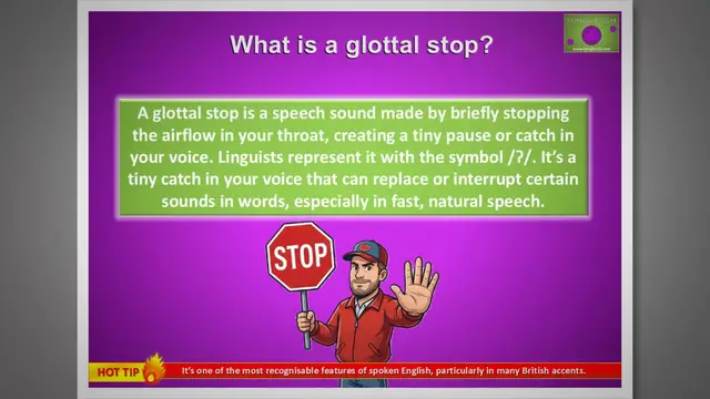 Video thumbnail for Glottal Stops In English: Common Examples and Pronunciation Tips