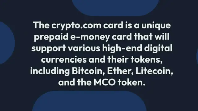 Video thumbnail for crypto.com card: What is it? What it does? How it works?