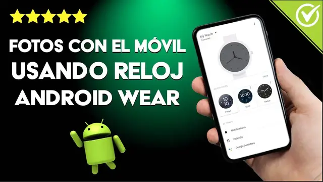 Video thumbnail for ¿Cómo hacer fotos desde el móvil usando mi reloj ANDROID WEAR? - Captura a distancia