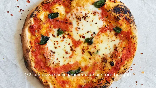 Video thumbnail for Margherita Pizza Recipe