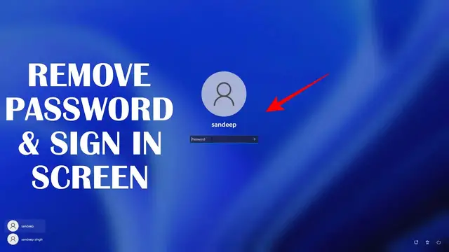 Video thumbnail for How to Disable Windows 11 Login Password and Lock Screen