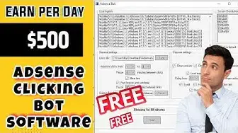 'Video thumbnail for Adsense loading software | Adsense clicking bot software how it work 100% safe trick.'