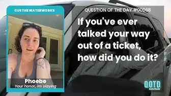 Video thumbnail for Phoebe got traumatized by her first ticket. Now, she takes no risks on the road!