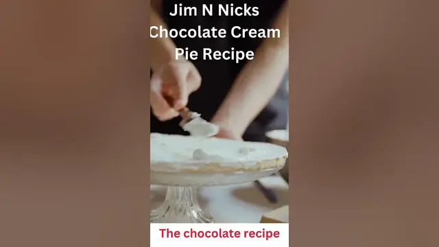 Video thumbnail for How to make Jim N Nicks Chocolate Cream Pie Recipe