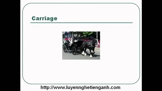 Video thumbnail for Learn English Vocabulary Through Pictures - Topic - Transport Lesson 01