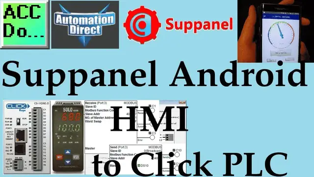 Video thumbnail for Suppanel Android HMI to Click PLC (Modbus)