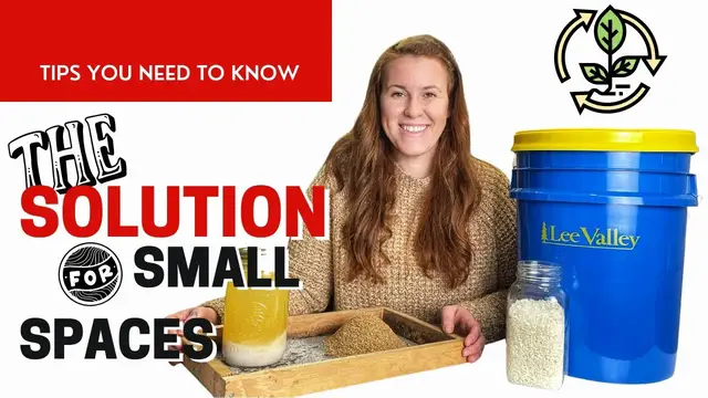 Video thumbnail for How To Bokashi Compost, Simplified. Cheap Composting Solution For Small Spaces & Cold Climates