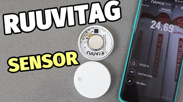 Video thumbnail for RuuviTag - The open-source mini multi sensor
