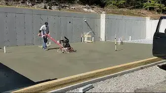 Video thumbnail for Concrete Basement Slab - Very Good Job