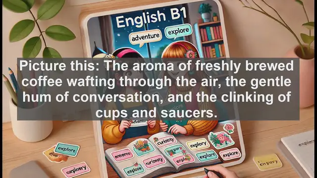 Video thumbnail for 2500 Must Know CEFR B1 Vocabulary - Exploring the Word 'Cafe': A B1 Level Vocabulary Lesson