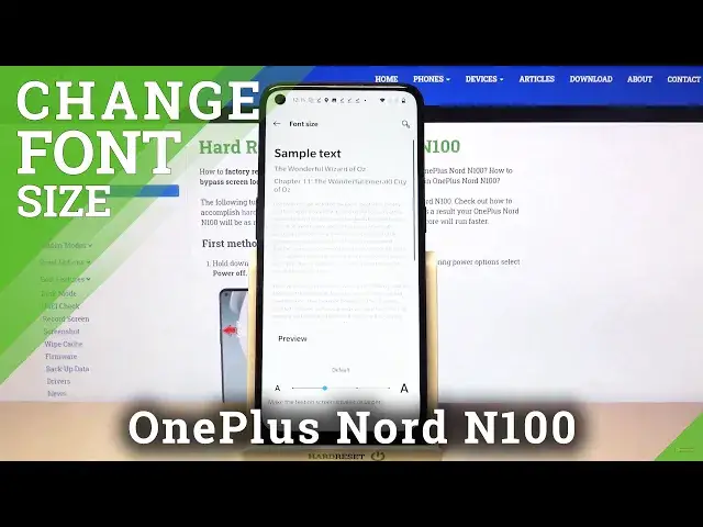 'Video thumbnail for How to Set Up Preferable Text Size in OnePlus Nord N100 – Change Font Size'