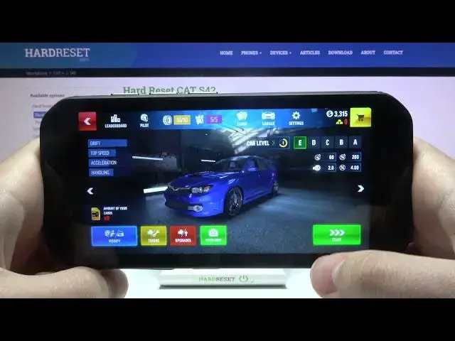 Video thumbnail for Gameplay of Drift Max Pro on CAT S42 – Efficiency Test
